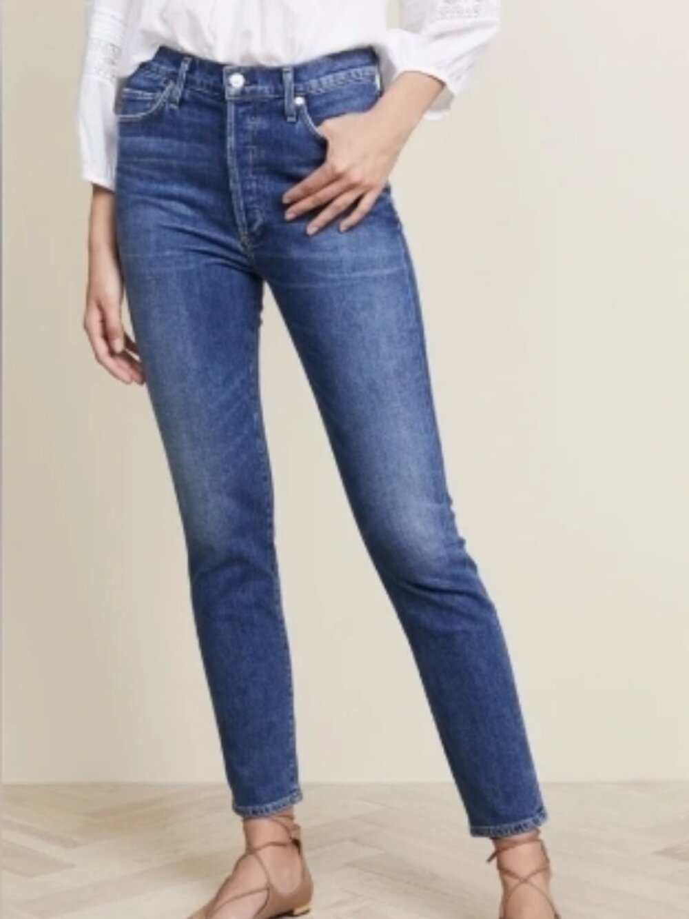 Citizens of Humanity Olivia High Rise Slim Ankle, Size 26